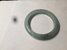 Load image into Gallery viewer, 56.8mm 100% natural Type A icy watery green  jadeite jade bangle AX51-7558

