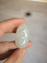 Load image into Gallery viewer, 100% Natural type A icy watery fine texture Jadeite Jade RuYi(如意) pendant AY21
