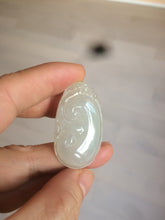 Load image into Gallery viewer, 100% Natural type A icy watery fine texture Jadeite Jade RuYi(如意) pendant AY21
