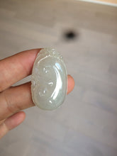 Load image into Gallery viewer, 100% Natural type A icy watery fine texture Jadeite Jade RuYi(如意) pendant AY21
