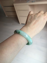 Load image into Gallery viewer, 54.3mm certified 100% natural Type A sunny green  jadeite jade bangle PB164-4654
