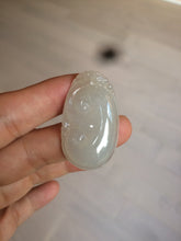 Load image into Gallery viewer, 100% Natural type A icy watery fine texture Jadeite Jade RuYi(如意) pendant AY21
