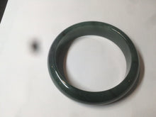 Load image into Gallery viewer, 57.7mm certificated type A 100% Natural dark green/Jadeite Jade bangle S61-1098
