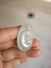 Load image into Gallery viewer, 100% Natural type A icy watery fine texture Jadeite Jade RuYi(如意) pendant AY21
