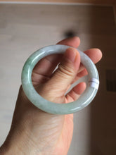 Load image into Gallery viewer, 50.8mm Certified Type A 100% Natural light green/purple/yellow(FU LU SHOU) round cut Jadeite Jade bangle Z135-2803
