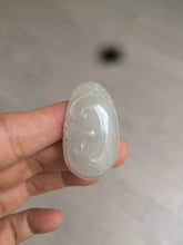 Load image into Gallery viewer, 100% Natural type A icy watery fine texture Jadeite Jade RuYi(如意) pendant AY21
