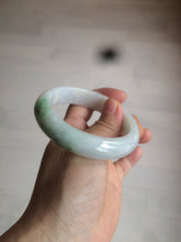 Load image into Gallery viewer, 55mm certified Type A 100% Natural sunny green/white/brown/yellow Jadeite Jade bangle AC71-1463
