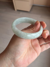 Load image into Gallery viewer, 51mm Certified Type A 100% Natural icy light green oval jadeite jade bangle BK94-7735
