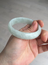 Load image into Gallery viewer, 51mm Certified Type A 100% Natural icy light green oval jadeite jade bangle BK94-7735
