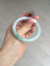 Load image into Gallery viewer, 50.8mm Certified Type A 100% Natural light green/purple/yellow(FU LU SHOU) round cut Jadeite Jade bangle Z135-2803
