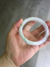 Load image into Gallery viewer, Sold.please do&#39;t order. thanks. 56mm Certified type A 100% Natural light purple white green yellow(LU FU SHOU)Jadeite bangle BN60-3559
