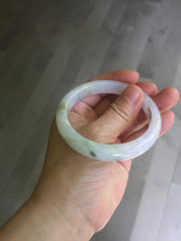 Load image into Gallery viewer, Sold.please do&#39;t order. thanks. 56mm Certified type A 100% Natural light purple white green yellow(LU FU SHOU)Jadeite bangle BN60-3559
