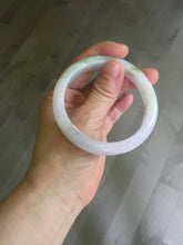 Load image into Gallery viewer, Sold.please do&#39;t order. thanks. 56mm Certified type A 100% Natural light purple white green yellow(LU FU SHOU)Jadeite bangle BN60-3559
