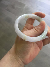 Load image into Gallery viewer, Sold.please do&#39;t order. thanks. 56mm Certified type A 100% Natural light purple white green yellow(LU FU SHOU)Jadeite bangle BN60-3559
