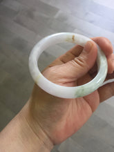 Load image into Gallery viewer, Sold.please do&#39;t order. thanks. 56mm Certified type A 100% Natural light purple white green yellow(LU FU SHOU)Jadeite bangle BN60-3559
