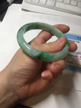 Load image into Gallery viewer, 58mm certified 100% natural Type A sunny green red jadeite jade bangle PB166-4659
