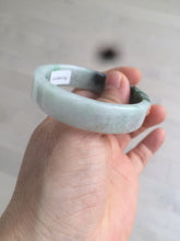 Load image into Gallery viewer, 51.7mm Certified type A 100% Natural sunny green/purple square Jadeite Jade  bangle AZ55-7273
