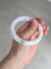 Load image into Gallery viewer, Sold.please do&#39;t order. thanks. 56mm Certified type A 100% Natural light purple white green yellow(LU FU SHOU)Jadeite bangle BN60-3559
