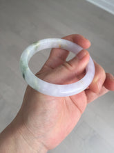 Load image into Gallery viewer, Sold.please do&#39;t order. thanks. 56mm Certified type A 100% Natural light purple white green yellow(LU FU SHOU)Jadeite bangle BN60-3559
