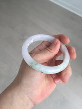 Load image into Gallery viewer, Sold.please do&#39;t order. thanks. 56mm Certified type A 100% Natural light purple white green yellow(LU FU SHOU)Jadeite bangle BN60-3559
