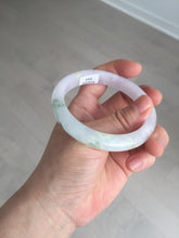 Load image into Gallery viewer, Sold.please do&#39;t order. thanks. 56mm Certified type A 100% Natural light purple white green yellow(LU FU SHOU)Jadeite bangle BN60-3559
