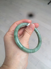 Load image into Gallery viewer, 53.8mm Certified 100% natural Type A dark green/brown round cut jadeite jade bangle BF57-5367
