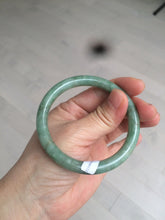 Load image into Gallery viewer, 53.8mm Certified 100% natural Type A dark green/brown round cut jadeite jade bangle BF57-5367
