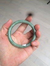 Load image into Gallery viewer, 53.8mm Certified 100% natural Type A dark green/brown round cut jadeite jade bangle BF57-5367
