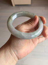 Load image into Gallery viewer, 60mm Certified Type A 100% Natural white/light purple/brown/yellow/gray (FU LU SHOU) Jadeite Jade bangle BF105-8658
