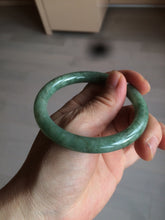 Load image into Gallery viewer, 54.3mm Certified 100% natural Type A dark green/brown round cut jadeite jade bangle BF56-5365
