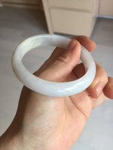 Load image into Gallery viewer, 56.6mm certified 100% natural Type A icy watery light purple/white jadeite jade bangle BP10-2678
