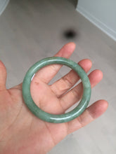 Load image into Gallery viewer, 54.3mm Certified 100% natural Type A dark green/brown round cut jadeite jade bangle BF56-5365
