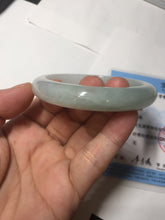 Load image into Gallery viewer, 54.5mm certified 100% natural icy watery green red jadeite jade bangle BH85-9113
