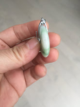 Load image into Gallery viewer, 27.8/6.1mm Type A 100% Natural sunny green light purple red Jadeite Jade Safety Guardian Button donuts Pendant group BP108
