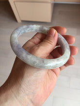 Load image into Gallery viewer, 61.5mm Certified Type A 100% Natural white/light purple/green Jadeite Jade bangle BF108-1925
