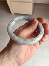 Load image into Gallery viewer, 61.5mm Certified Type A 100% Natural white/light purple/green Jadeite Jade bangle BF108-1925
