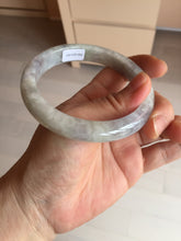 Load image into Gallery viewer, 61.5mm Certified Type A 100% Natural white/light purple/green Jadeite Jade bangle BF108-1925
