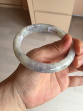 Load image into Gallery viewer, 61.5mm Certified Type A 100% Natural white/light purple/green Jadeite Jade bangle BF108-1925
