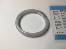 Load image into Gallery viewer, 53mm Certified Type A 100% Natural light green white purple Jadeite bangle X160-3838
