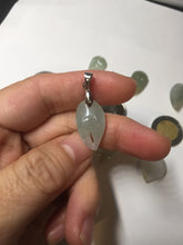 Load image into Gallery viewer, 100% Natural type A green/white/gray small crab claws jadeite Jade pendant necklace group BP116
