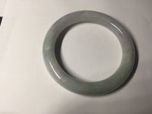 Load image into Gallery viewer, 58.4mm Certified Type A 100% Natural light green chubby round cut Jadeite Jade bangle BM36-0023
