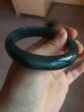 Load image into Gallery viewer, 57.5mm Certified Type A 100% Natural dark green/blue/gray/black Guatemala Jadeite jade bangle BK48-2329
