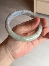 Load image into Gallery viewer, 61.5mm Certified Type A 100% Natural white/light purple/green Jadeite Jade bangle BF109-1929

