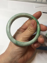 Load image into Gallery viewer, 57mm Certified Type A 100% Natural sunny green yellow Jadeite Jade bangle BS27-4418
