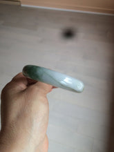 Load image into Gallery viewer, 56.4mm certificated Type A 100% Natural sunny green Jadeite Jade bangle Z129-2352
