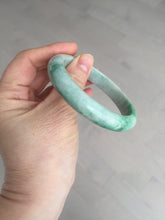 Load image into Gallery viewer, 57mm Certified Type A 100% Natural sunny green yellow Jadeite Jade bangle BS27-4418
