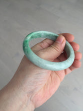 Load image into Gallery viewer, 57mm Certified Type A 100% Natural sunny green yellow Jadeite Jade bangle BS27-4418
