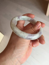 Load image into Gallery viewer, 58.5mm Certified Type A 100% Natural white/light purple/green Jadeite Jade bangle BF121-1927
