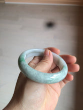 Load image into Gallery viewer, 56.4mm certificated Type A 100% Natural sunny green Jadeite Jade bangle Z129-2352
