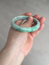 Load image into Gallery viewer, 57mm Certified Type A 100% Natural sunny green yellow Jadeite Jade bangle BS27-4418
